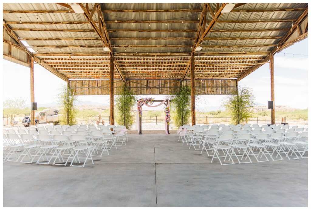 Ceremony site at Star Barn AZ