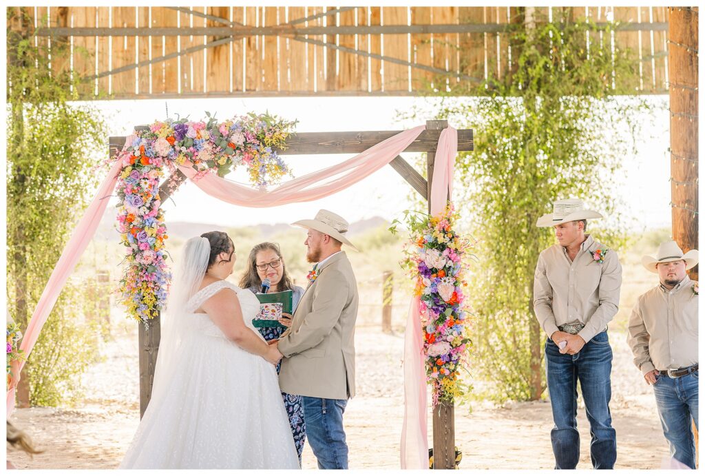 September Star Barn Wedding Ceremony