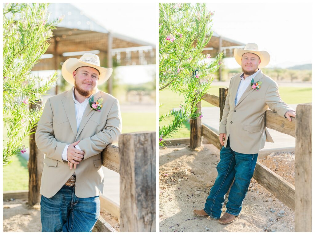 Bride and Groom portraits at September Star Barn Wedding