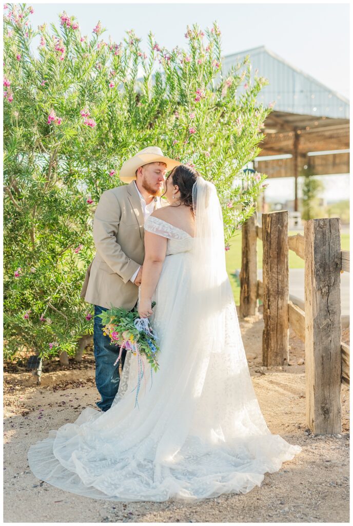 Bride and Groom portraits at September Star Barn Wedding